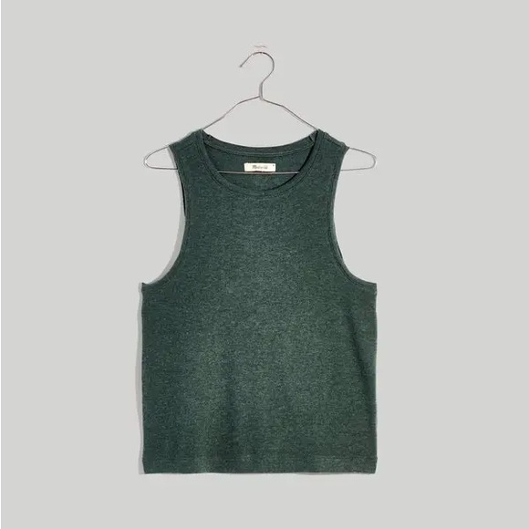 Madewell Tops - Madewell Sleeveless Gray Muscle Tee